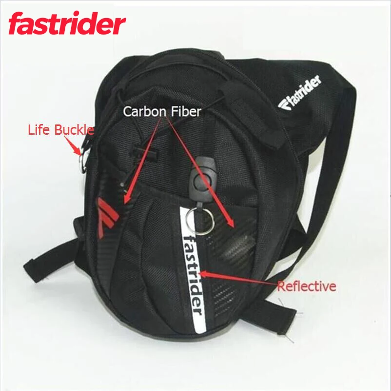 Мужская мотоциклетная сумка fannypack черная забавная knight rider повседневные уличные