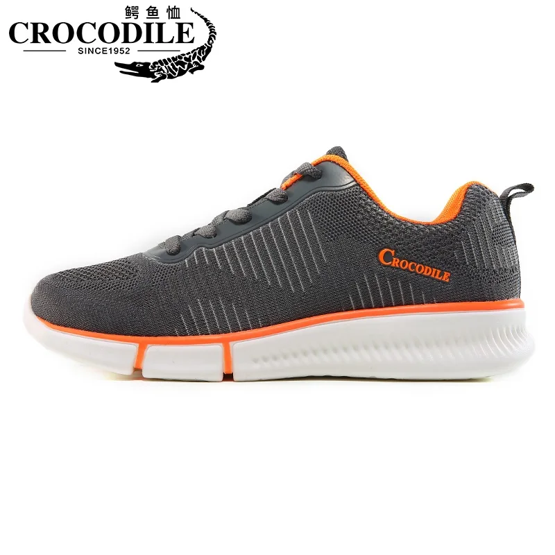 Crocodile Winter Men Running Sneaker Shoes Male Training Sport Shoes for Mens Athletic Jogging Trainers Fabric Weaving Light Sho