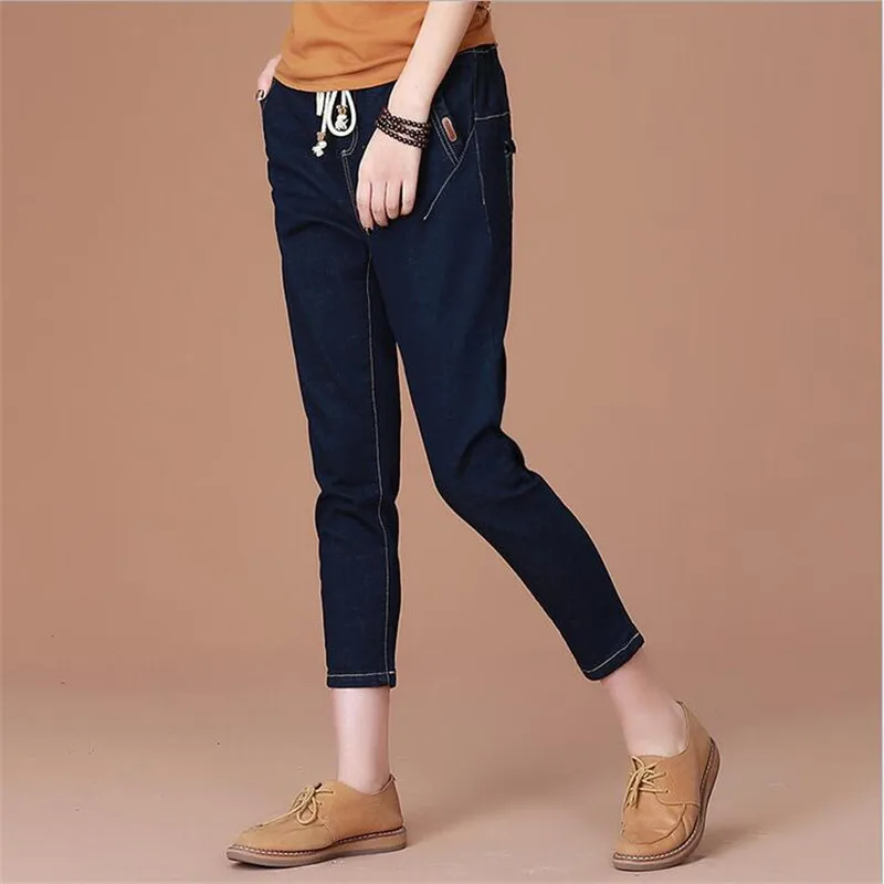 New Fashion Woman Jeans Women harem Pants Ladies Ankle length Pencil Pants Casual Loose Pants Capris