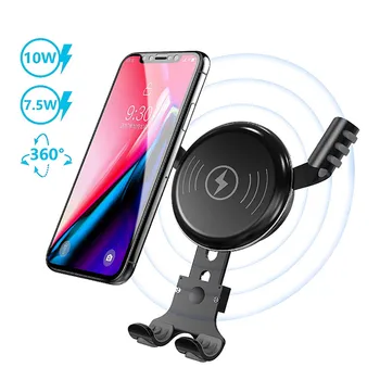 10W Wireless Fast Charger Car Mount Air Vent Phone Holder for Samsung S9 For iPhone X XR XS Max Samsung Note 9 S9 S8 Plus 10W Wireless Fast Charger Car Mount Air Vent Phone Holder for Samsung S9 For iPhone X XR XS Max Samsung Note 9 S9 S8 Plus