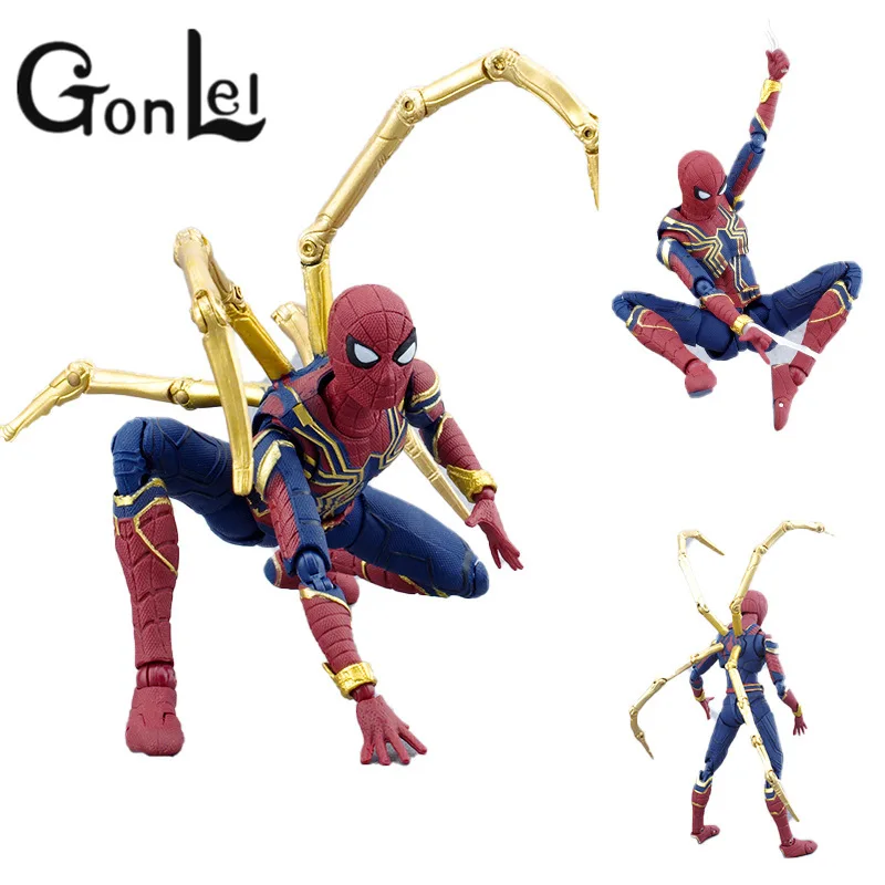 

GonLel Spiderman Marvel Legends Infinite Series Toy Spider Man Super Hero Action Figure Model Toys for Christmas Children Gift