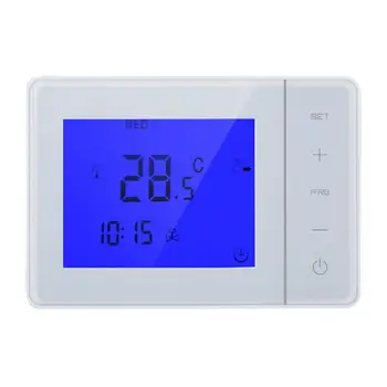 

AC220V Programmable Thermostat Electric Heating Temperature Controller LCD Display Touchscreen Thermostat Regulator