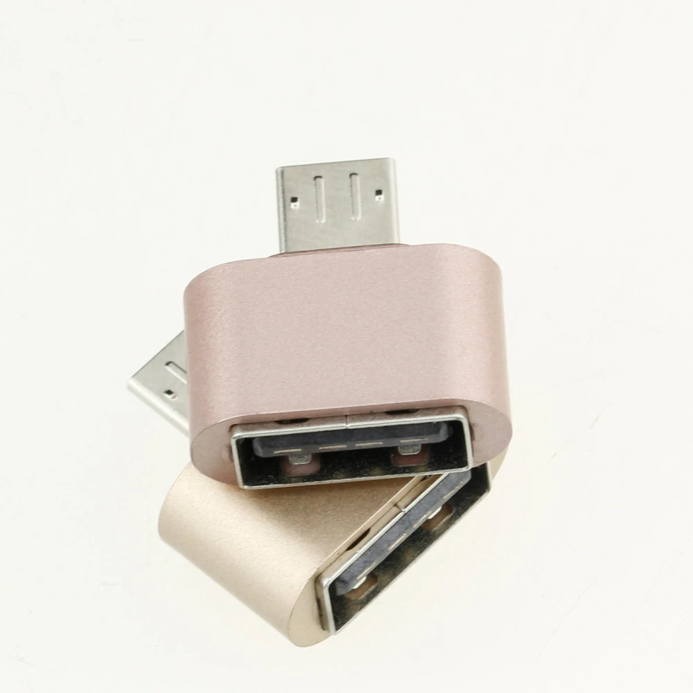 10 шт./партия Высокое качество USB к USB OTG адаптер 2,0 конвертер для планшетных ПК флэш-Мышь Клавиатура с треком