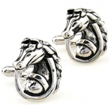 Horse Head Cufflink 15 Pairs Free Shipping