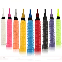 Anti-deslizamento respirável esporte sobre aperto sweatband tênis overgrips fita raquete de badminton apertos sweatband(China)