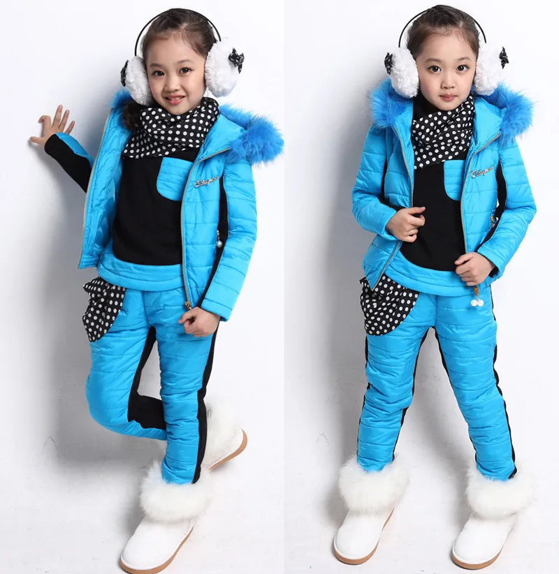 2016 Brand children clothing winter girls clothing sets baby girl ...