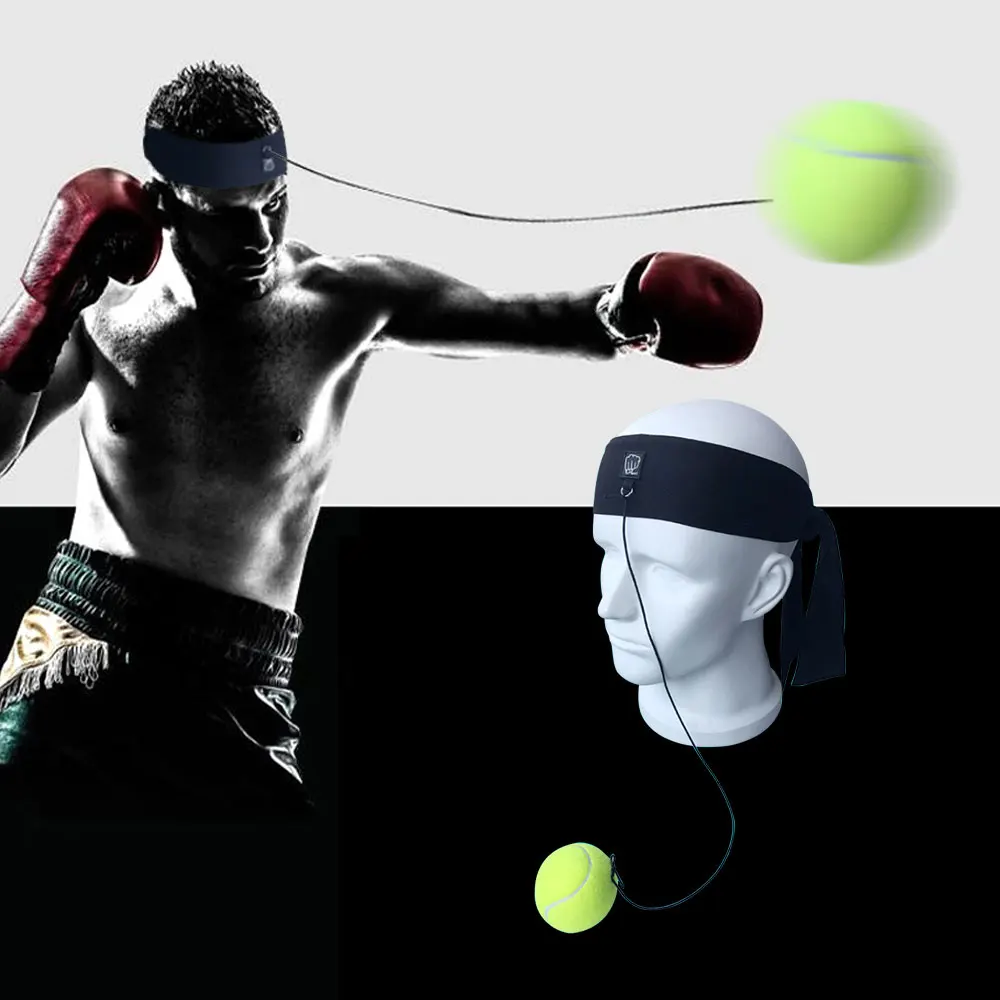 

Headband Boxing Reflex Speed Punch Ball Training Hand Eye Coordination with Headband Improve Reaction Gym Exercise Equipment