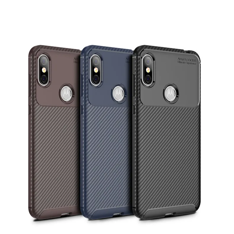 

For MOTO G7 Carbon Fiber TPU Mobile Phone Case for Z4 Play All-inclusive Frosted Fashion Silicone Soft Shell
