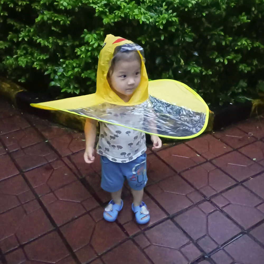 Cute UFO Raincoat Rain Cover Funny 