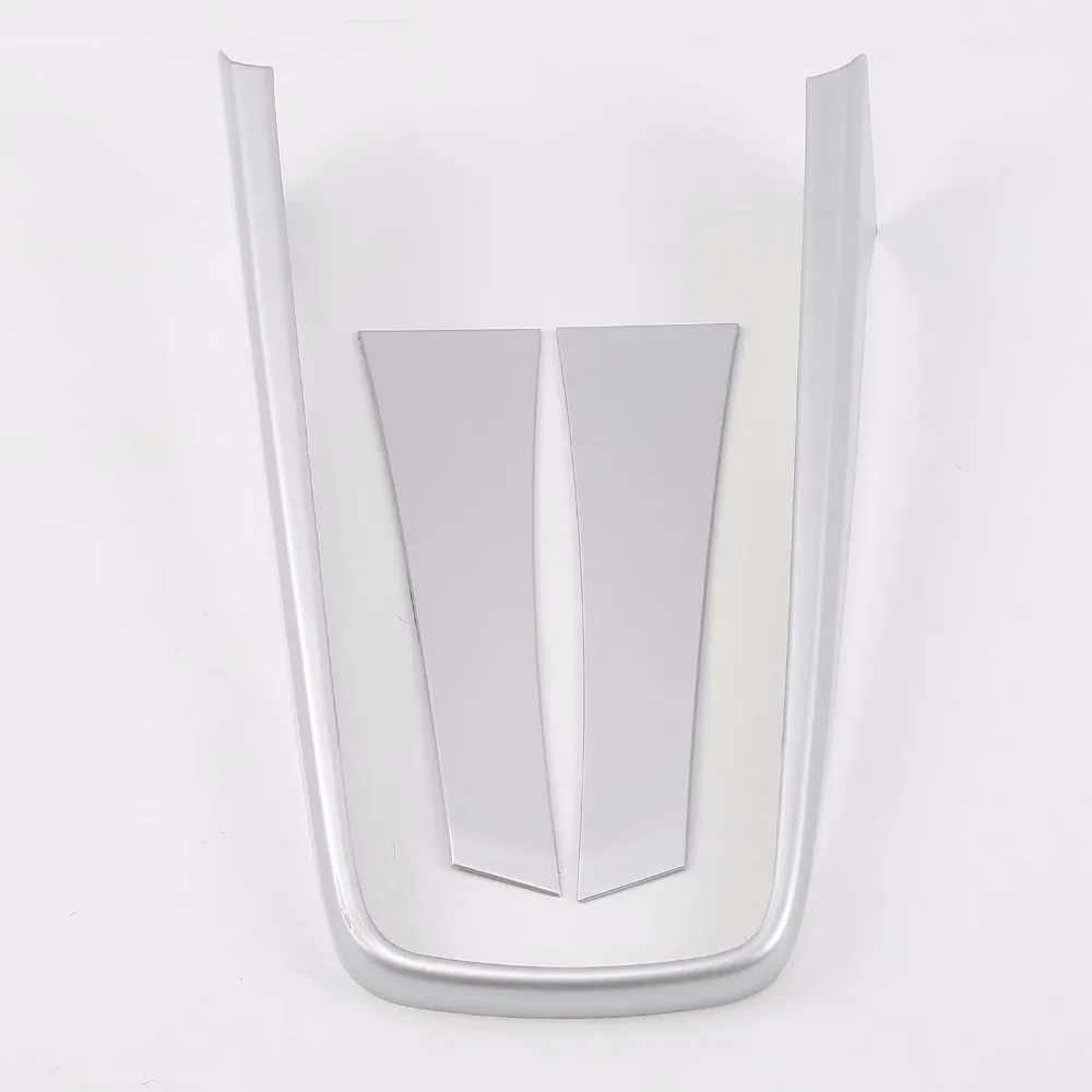 Para Porsche Cayenne 2018 2019 cromo ABS Del Cambio leva del Cambio Pannello Telaio ajuste Copertura 3 pz Para Porsche Cayenne 2018 2019 cromo ABS Del Cambio leva del Cambio Pannello Telaio ajuste Copertura 3 pz