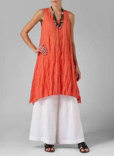 2015 Nuevas Mujeres De Lino Vestidos Tallas Grandes Vestido De Algodón Mujeres Del Verano De Lino Sin Mangas Crumple Efecto Blusa Larga Wl1957 Blouse Sheer Blouses Picturesblouse Leopard Aliexpress