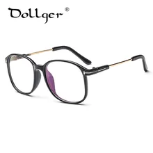 Модные квадратные очки прозрачные большие рамки металлическая оправа для очков для женщин и мужчин стеклянные очки цена s1496