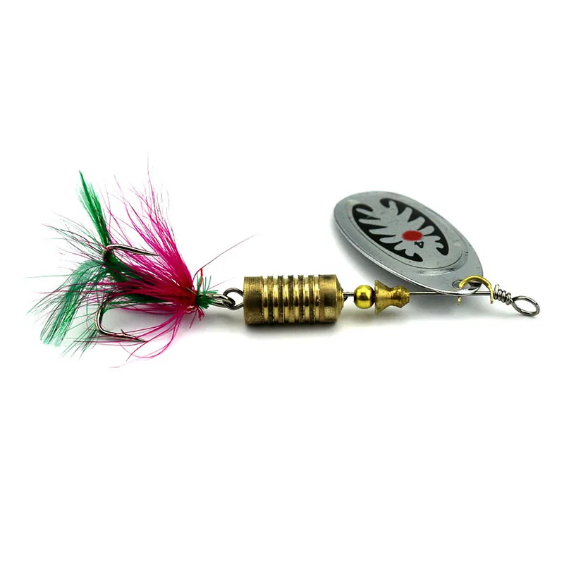 Hengjia 1 шт. 7.5 см 10 г металла Троллинг Spinnerbaits Блесен Щука карп форель сом ложка