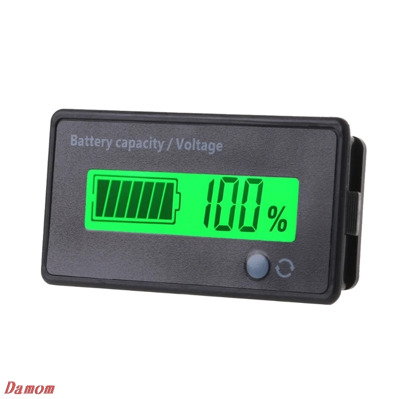 

12V-84V Lead-acid Battery Capacity Indicator Voltage Meter Voltmeter LCD Monitor