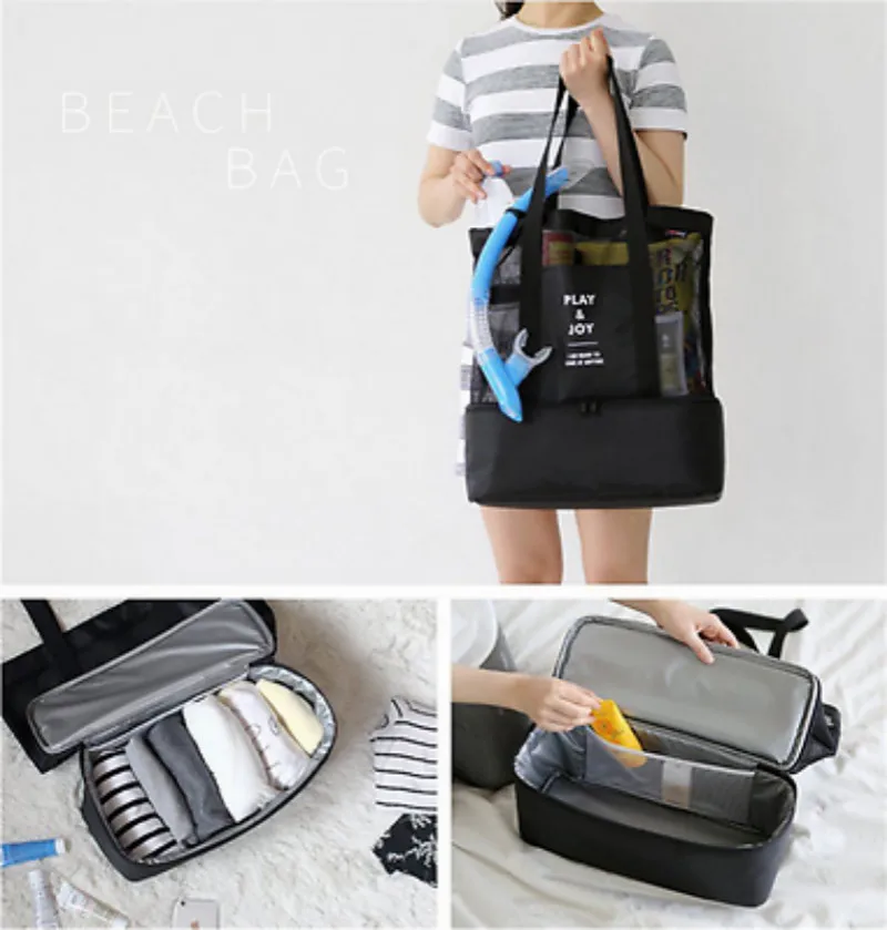 

Portable Insulated Thermal Cooler Lunch Box Carry Tote Storage Bag Case Picnic Grid Food Clothes Container Vacuum Storage Bags