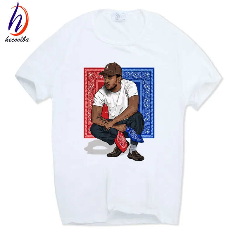 

Men Print Kendrick Lamar T-shirt Short Sleeve O-Neck Summer American rapper Music theme Casual T shirt Swag HCP554