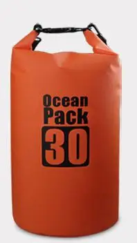 ПВХ Водонепроницаемый сухой мешок 5L 10L 20L 30L Открытый Дайвинг складная сумка для хранения Мужская Женская пляжная сумка для плавания рафтинг река океан рюкзак - Цвет: 30L orange