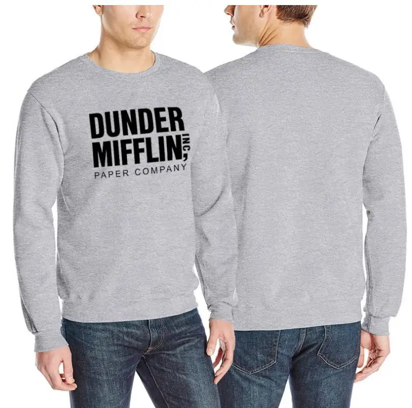 Для офиса с длинным рукавом для мужчин и женщин duder Mifflin inc. paper Company Wernham Hogg tv Show