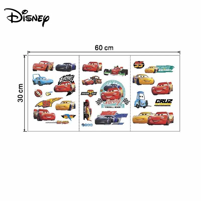 Стикер спальня мальчика Disney мультяшная история гонок наклейка на машину для