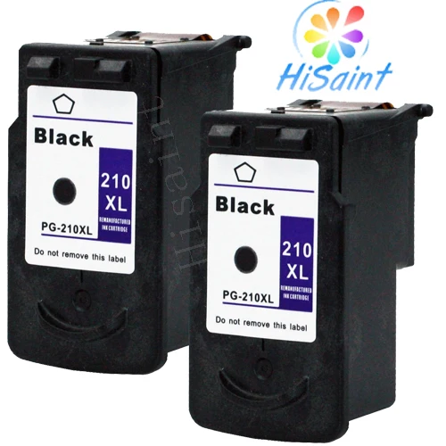 2 Pk Canon PG 210XL Black Ink Cartridge For PIXMA MP240 MP250 MP280 Printer [Hisaint] Russian