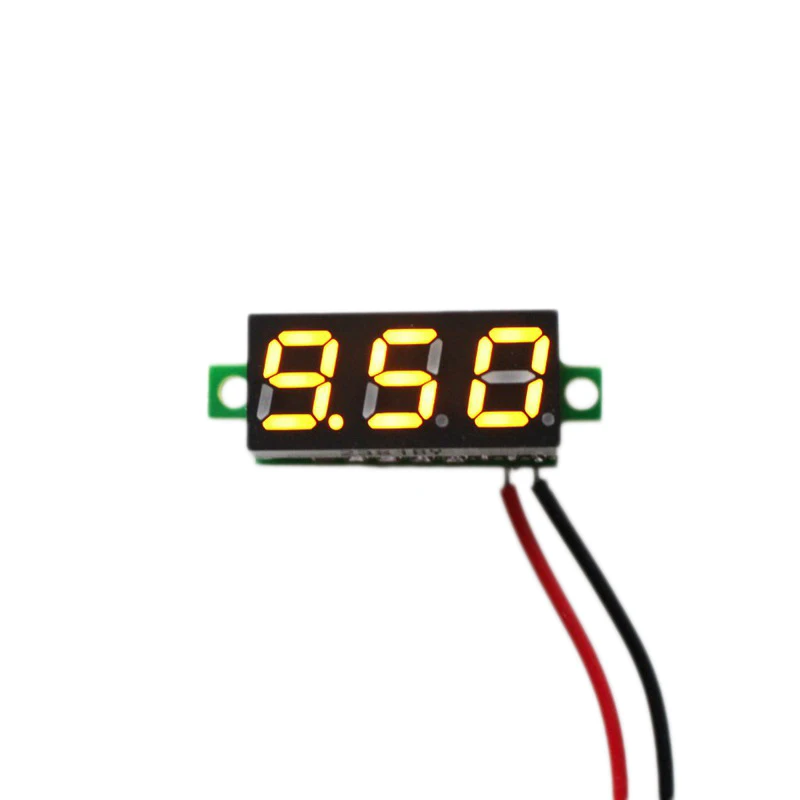 

New 0.28" DC 3.5-30V Super Mini Digital LED Display Car Voltmeter Yellow Voltage Volt Panel Meter