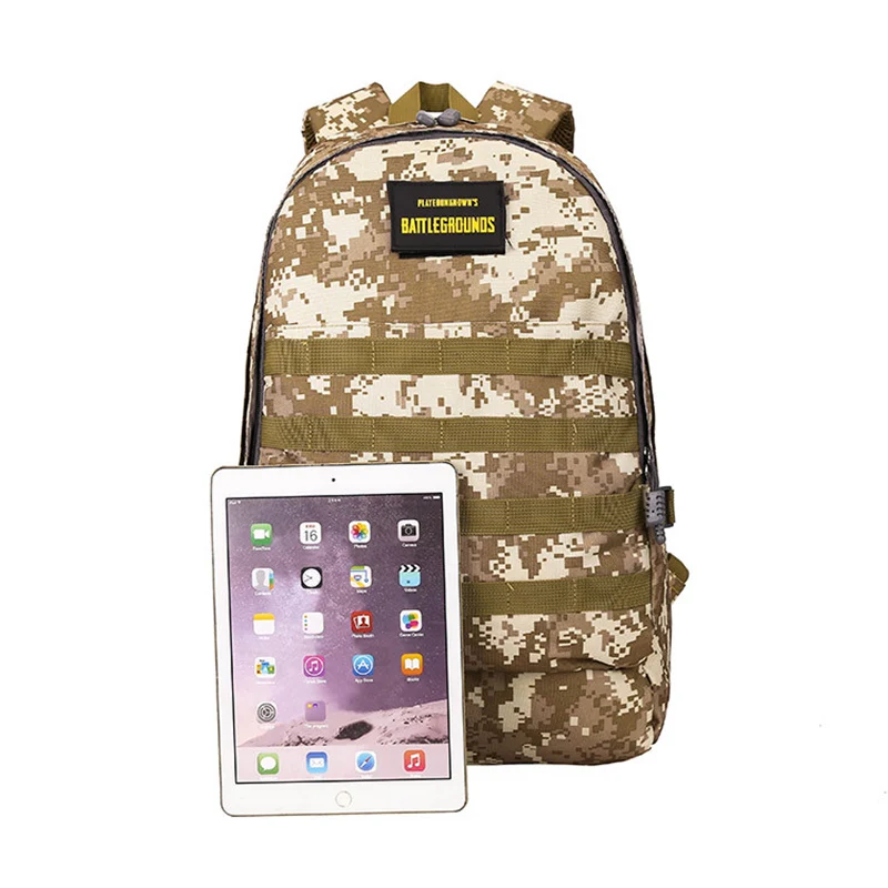 Men PUBG Backpack Multifunction Waterproof Teenage School USB Charging Backpacks Women Travel Level 3 Bag Boys Mochila BP0247 (4)