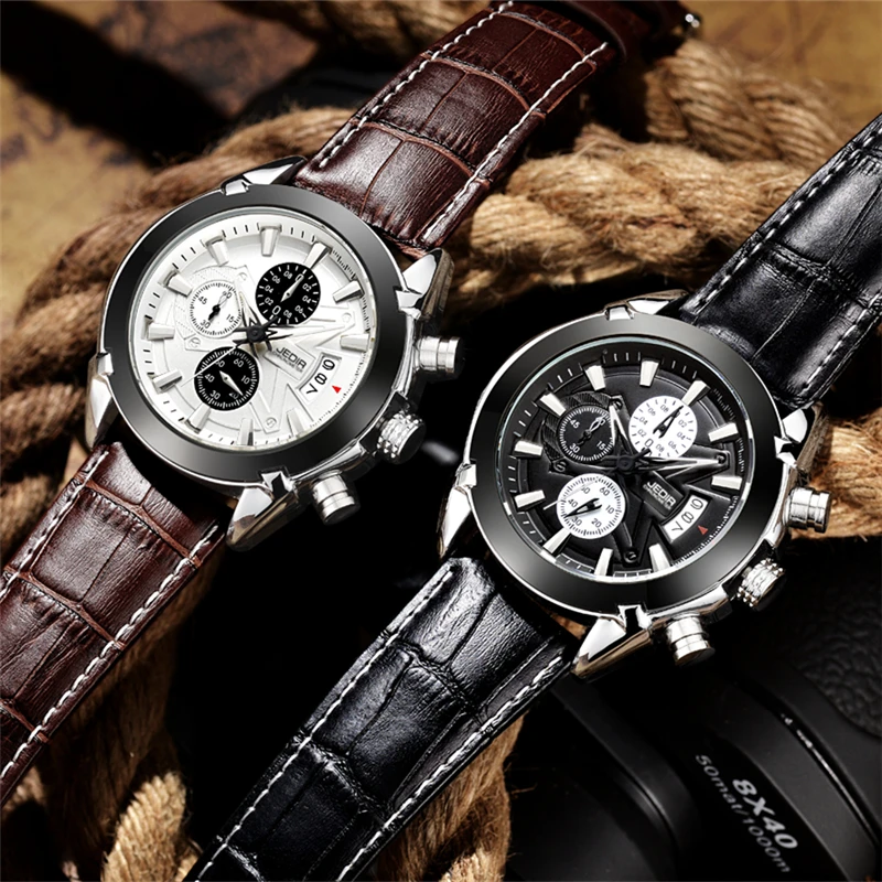Prix pour Montre Hommes JEDIR Marque Heure En Cuir Mâle Montre Quartz Montres Homme Temps Horloges Relogio Masculino 2017 Montre Homme Relojes Hombre Prix pour Montre Hommes JEDIR Marque Heure En Cuir Mâle Montre Quartz Montres Homme Temps Horloges Relogio Masculino 2017 Montre Homme Relojes Hombre