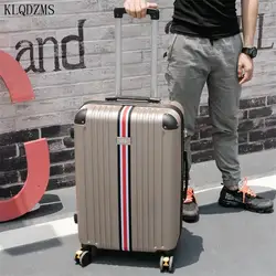 KLQDZMS 20/24 дюймов бизнес мужские багаж с колесом для женщин сумки на колёсиках чемодан на колесиках Чемодан ABS коробка