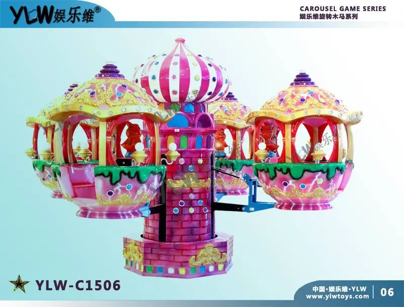 

YLW-C1506 amusement equipment coin operated kiddie ride for parks,amusement coin operated rotating helicopter for kiddie riding