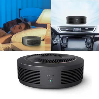 

PM2.5 Filter USB Charging Car Air Purifier Pro PM2.5 Filter Sterilizer Vehicle Air Cleaner Mute Purifier Oxygen Bar Freshener