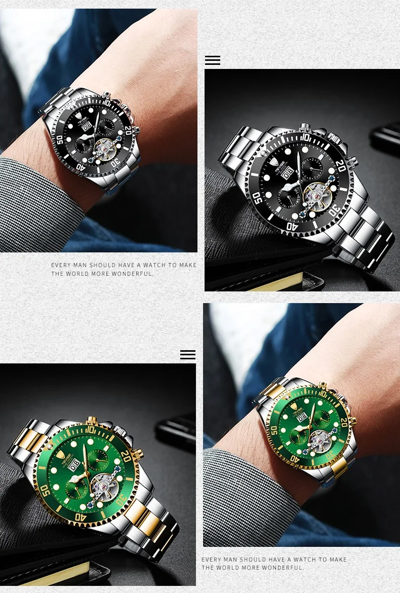 NEW Watch Men TEVISE T823F Mens Watches Top Brand Luxury Date Week Month Automatic Mechanical Watch Tourbillon Male Clock Tool (9)