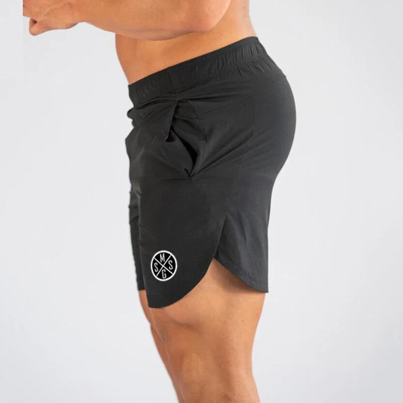 Muscleguys Men's Board Shorts Sexy Beach Bermuda Wear Sea Short Men Gyms Shorts quick dry Joggers Sweatpants Fitness Shorts