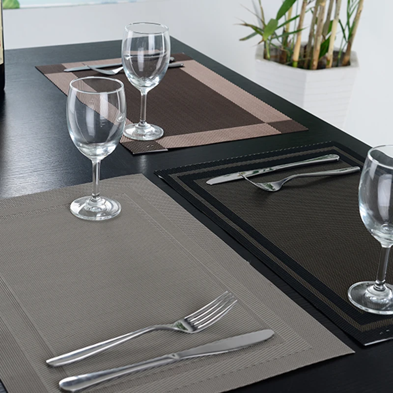 8pcslot pvc kitchen dinning placemats for table mat manteles individuales doilies cup mats coaster - Kitchen Table Mats 8pcslot pvc kitchen dinning placemats for table mat manteles individuales doilies cup mats coaster - Kitchen Table Mats
