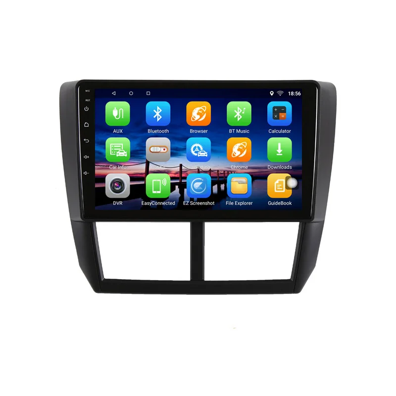 Clearance 9"2+32GB 2.5D IPS android 8.1 car dvd for Subaru Forester 2008 2009 2010 2011 radio navigation car stereo GPS multimedia player 1