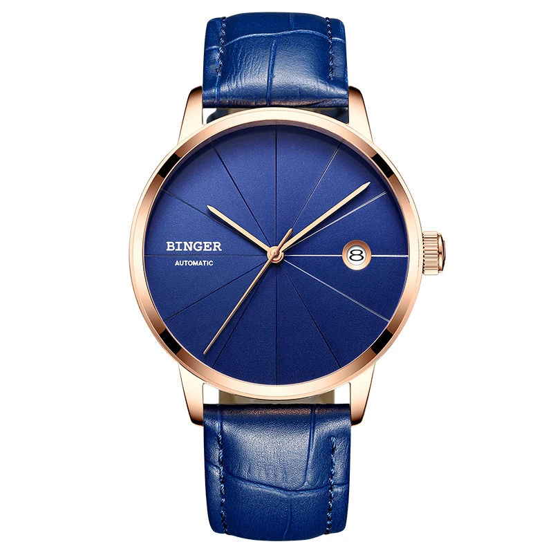 Часы мужские механические водонепроницаемые с сапфировым стеклом|hombre|hombre reloj |