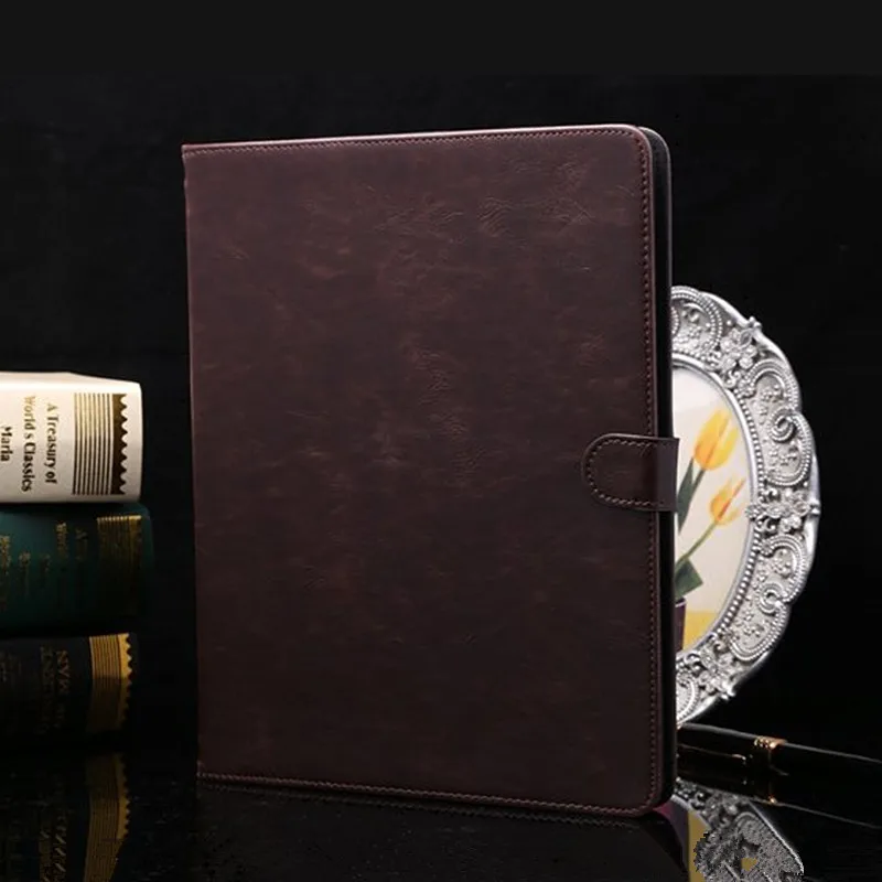 

Luxury PU Leather Case for iPad 2 3 4 Vintage Flip Magnetic Stand Cover for iPad 2 New iPad 3 iPad 4 Smart Case with Card Slots