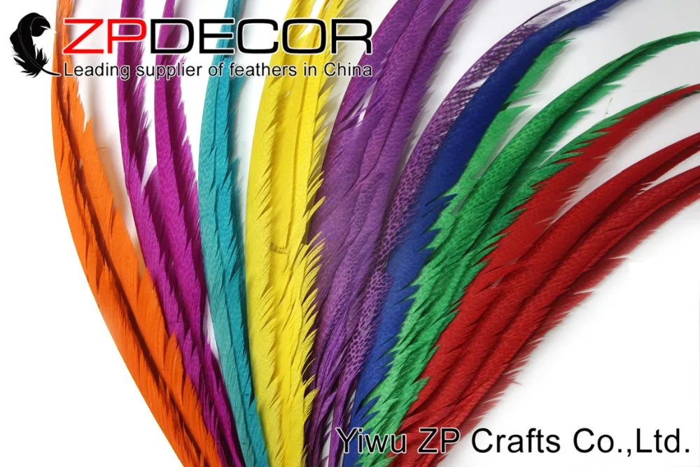 ZPDECOR 65 70 см (26 28 дюймов) 50 штук ручной выбор Отбеленное окрашенное длинное кольцо с