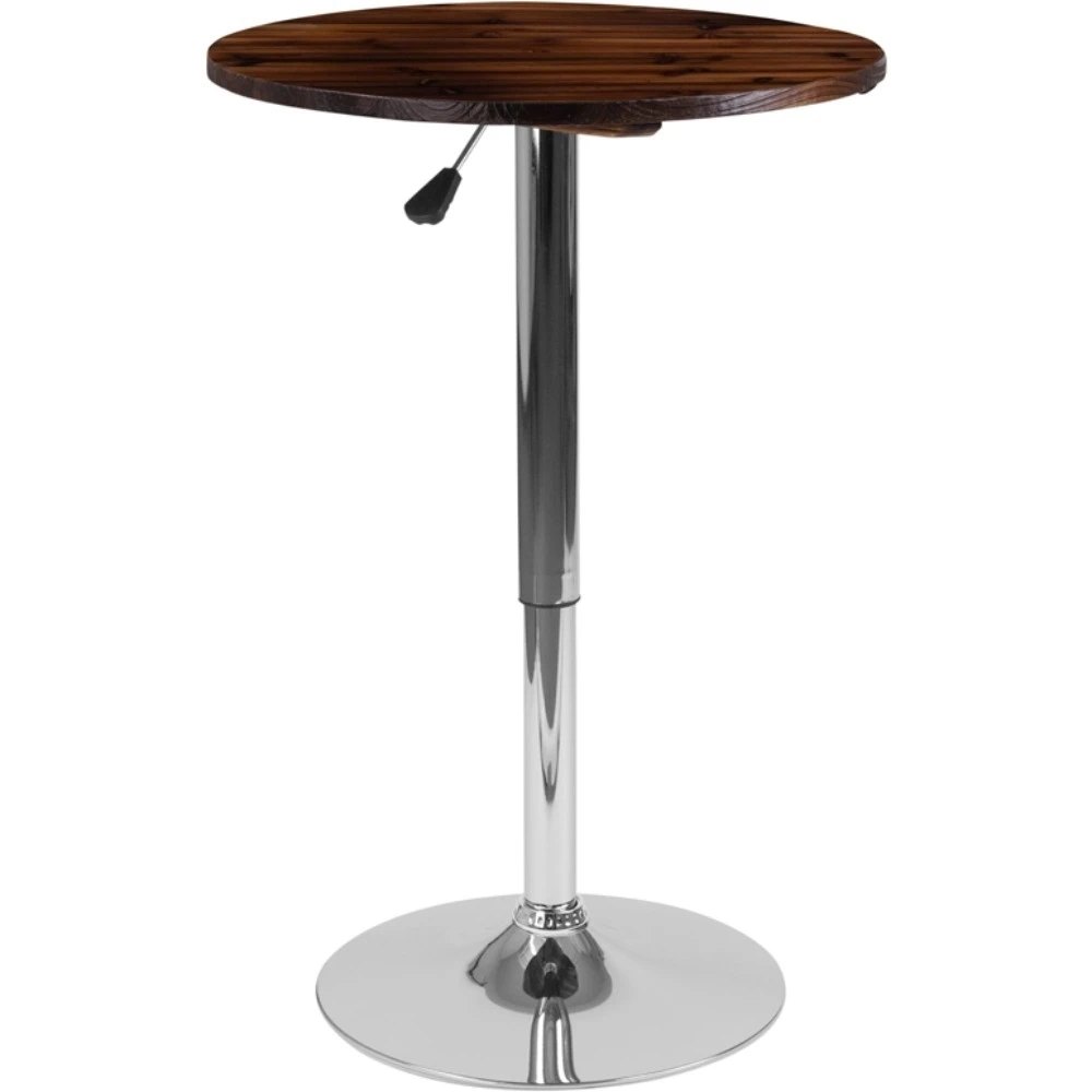 23.5RD Pine Wood ADJ Table