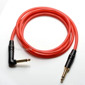 

2pcs Jack 6.5mm Audio Cable Male To Male Mono Connector Amplifier Audio Guitar Mixer Cable 6.35 Mono Adapter Plug