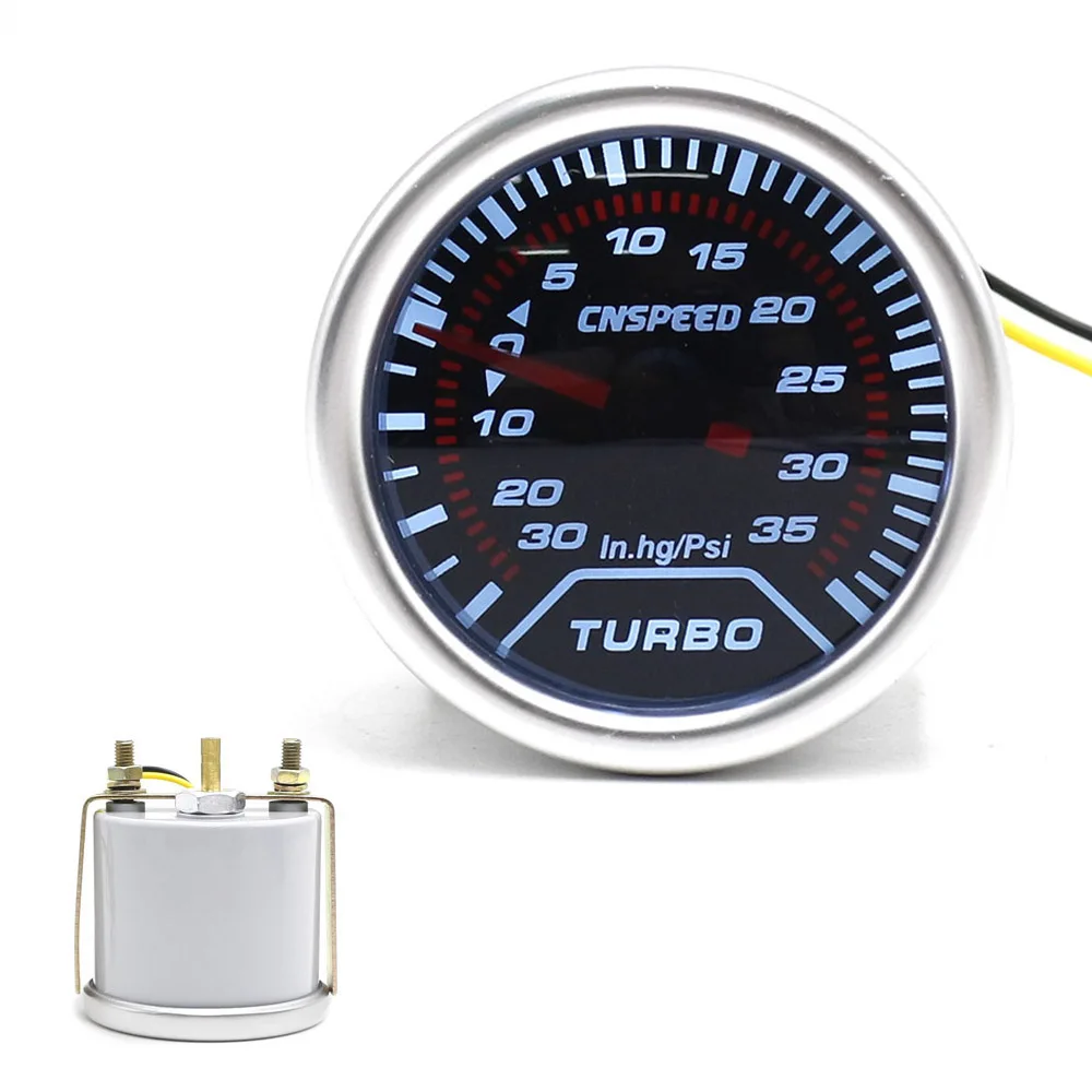 CNSPEED автомобиль " 52 мм турбо Boost Gauge PSI+ регулируемый турбо Boost контроллер комплект 1-30 PSI в кабине метр YC101226