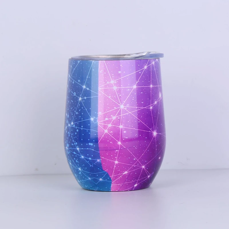 

50 PCS 12OZ Portable Water Bottle Cute Star Sky Pattern Bottle Cup Outdoor Sport Hiking Climping Drinking Bottle with Hooker