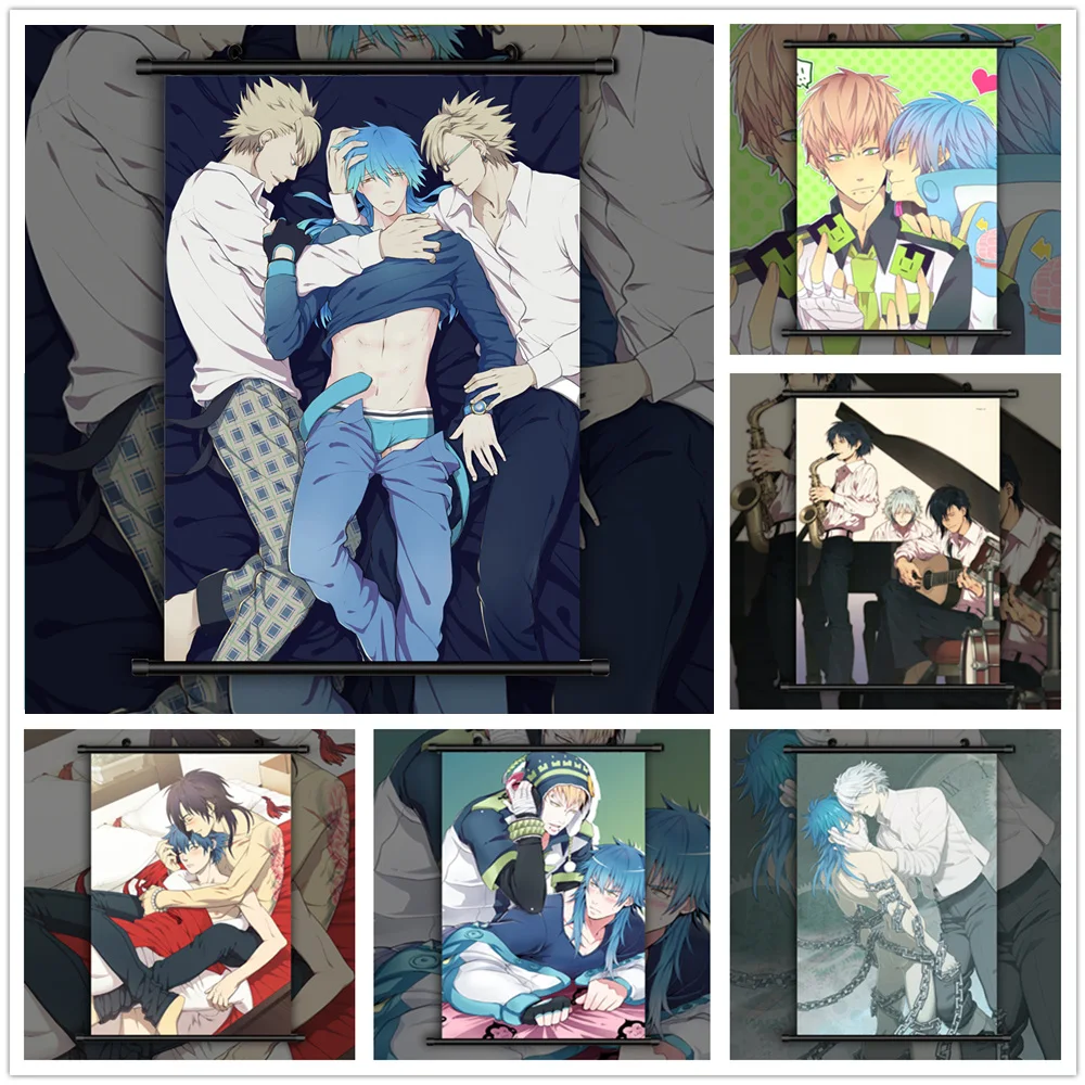 Драматическое убить BL серагаки Aoba x Noiz Koujaku Аниме Манга плакат прокрутки