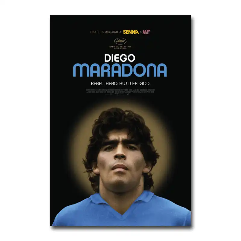 xuxiaojie Diego Armando Maradona Kunstwerk Poster Leinwand Malerei Wandkunst Bilder Druck f/ür Wohnzimmer Home Decor Druck auf Leinwand-50x70cm ohne Rahmen