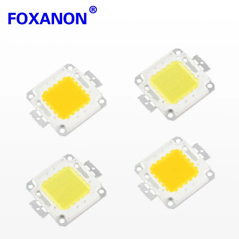 

Foxanon Smart IC High Power Floodlight lamp 10W 20W 30W 50 100W LED lamp Integrated Chip COB LED Diode Spotlight Outdoor Chip