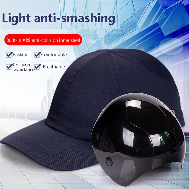 Breathable helmet light anti collision protection baseball cap liner