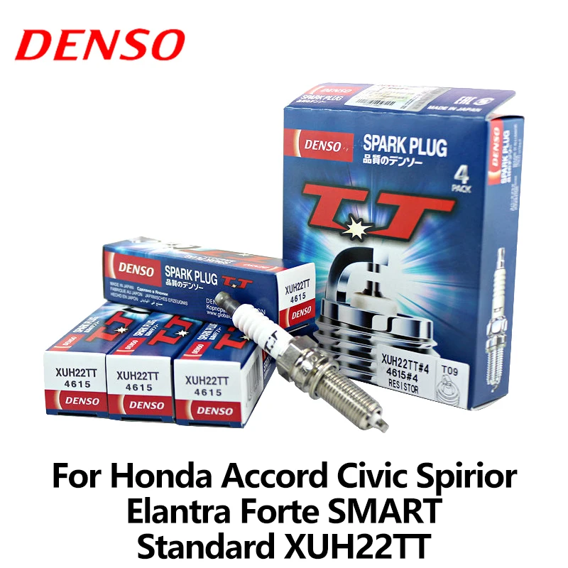 DENSO Car Spark Plug For Honda Accord Civic Spirior Elantra Forte SMART