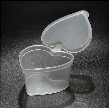 

Kitchen accessories 50ML Disposable plastic cup /sauce container with lid / forminhas de doces de casamento pudding jelly cup