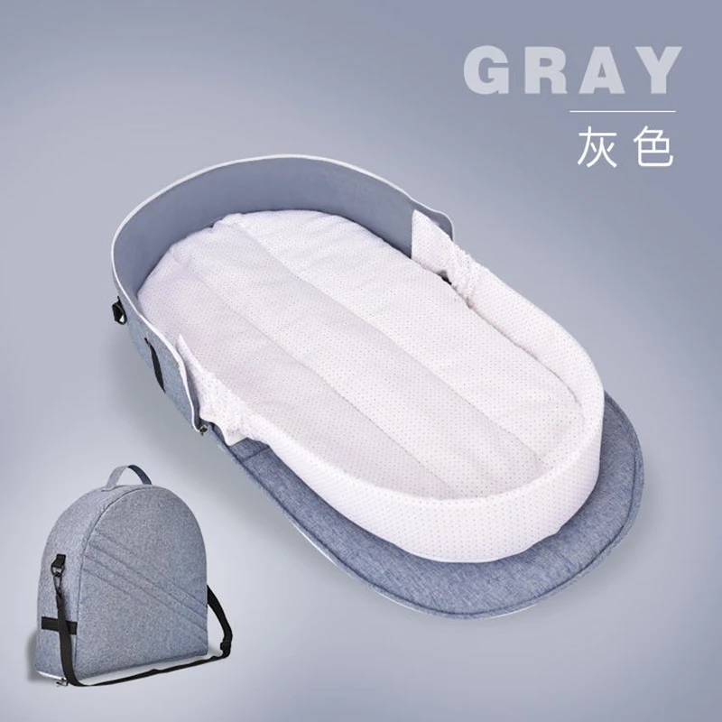 Портативная детская кровать многофункциональная кроватка модная Мумия сумка дорожная детская цирб с солнцезащитным козырьком и москитным покрытием