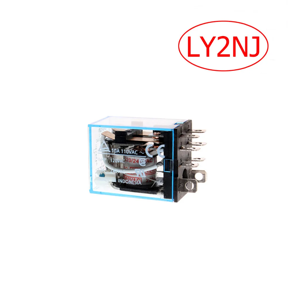 Микро электромагнитное реле LY2NJ HH62P 10 а 8pin dc12 в 24 110 220 в|Реле| |