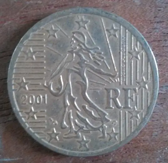 France 50 Euro Cents Coin old edition EU Europe 100% Real and Origingal Coins for collection Used Old | Дом и сад